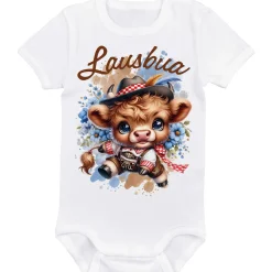 Zillertaler Trachtenwelt Shirts & Polos-Baby Body "Lausbua", Weiß