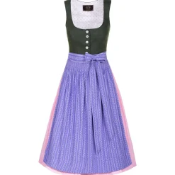 Zillertaler Trachtenwelt Dirndl-Damen Dirndl "Ausseer" (90 cm), -Violett Grün
