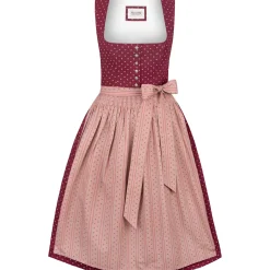 Zillertaler Trachtenwelt Dirndl-Damen Dirndl "Gina", Bordeaux- Rosa
