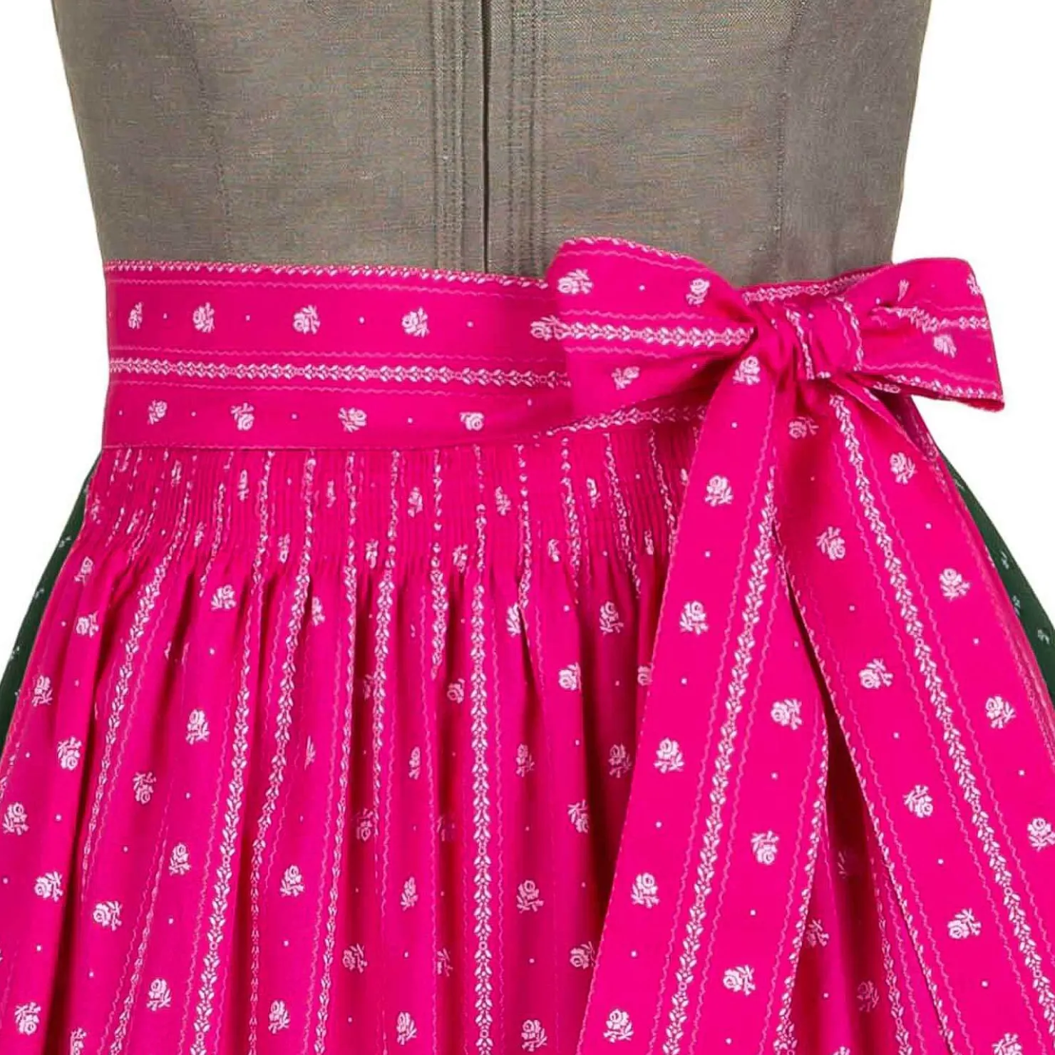 Zillertaler Trachtenwelt Dirndl-Damen Dirndl "Irmgard", Helloliv-Pink Beige