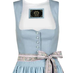 Zillertaler Trachtenwelt Dirndl-Damen Dirndl "Margit", Hell Blau