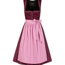Zillertaler Trachtenwelt Dirndl-Damen Dirndl "Melanie", Beere- Rosa