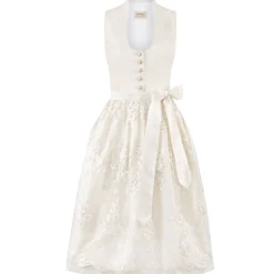 Zillertaler Trachtenwelt Dirndl-Damen Festtagsdirndl "Danice", Creme Weiß