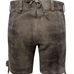 Zillertaler Trachtenwelt Lederhosen-Damen Lederhose "Babsi", Grau