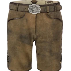 Zillertaler Trachtenwelt Lederhosen-Damen Lederhose "Samira", Braun