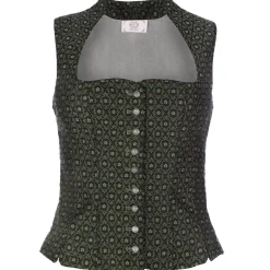 Zillertaler Trachtenwelt Mieder & Röcke-Damen Mieder "Arina", Moos Grün