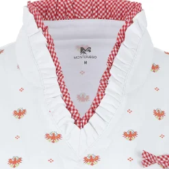 Zillertaler Trachtenwelt Shirts-Damen Rüschen-Shirt 