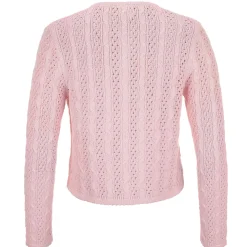 Zillertaler Trachtenwelt Jacken-Damen Strickjacke "Elisabeth", Rosa