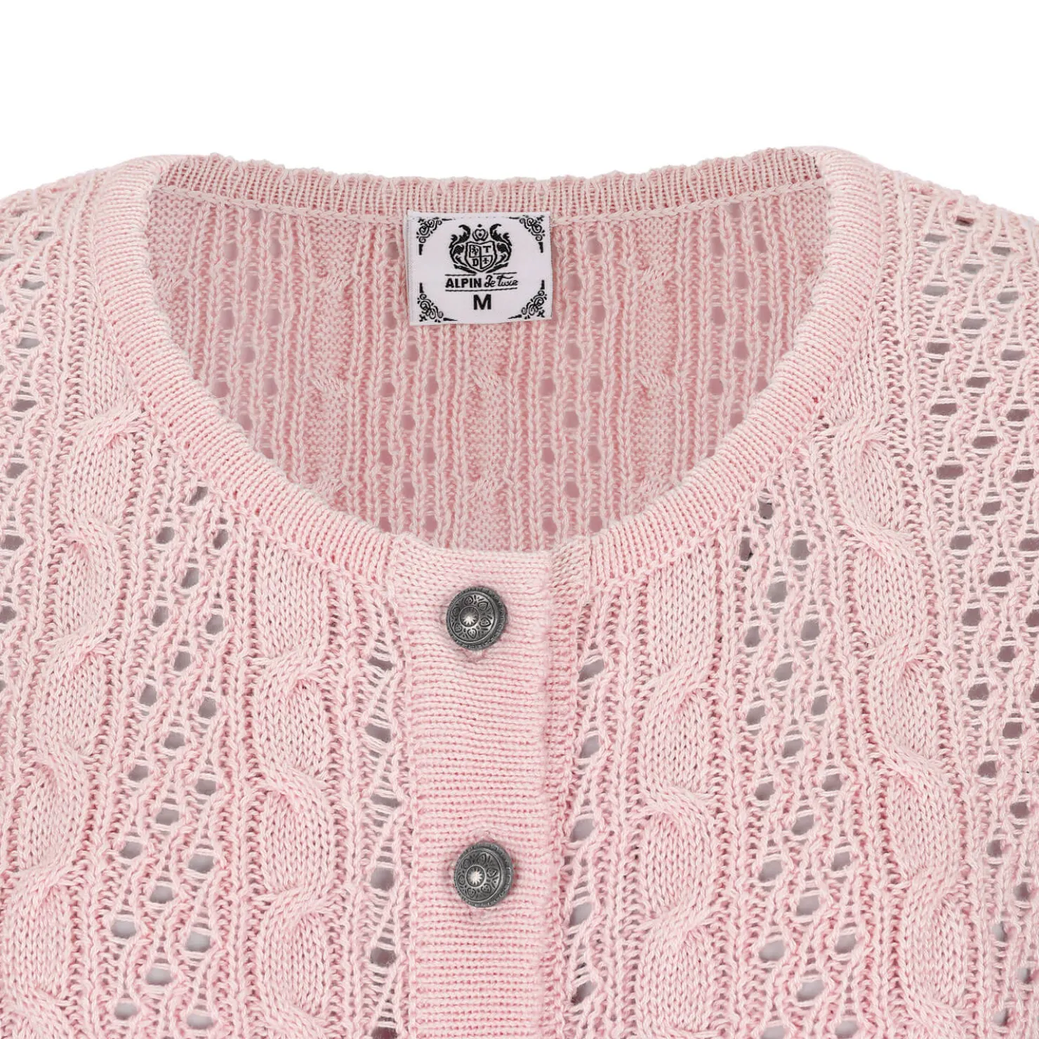 Zillertaler Trachtenwelt Jacken-Damen Strickjacke "Elisabeth", Rosa