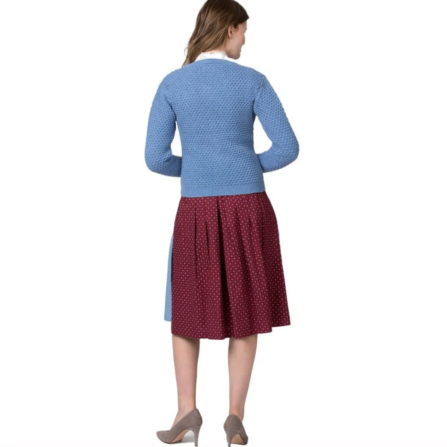 Zillertaler Trachtenwelt Pullover & Hoodies-Damen Strickjacke "Juliette", Blau