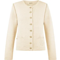 Zillertaler Trachtenwelt Jacken-Damen Strickjacke "Mara", Gelb