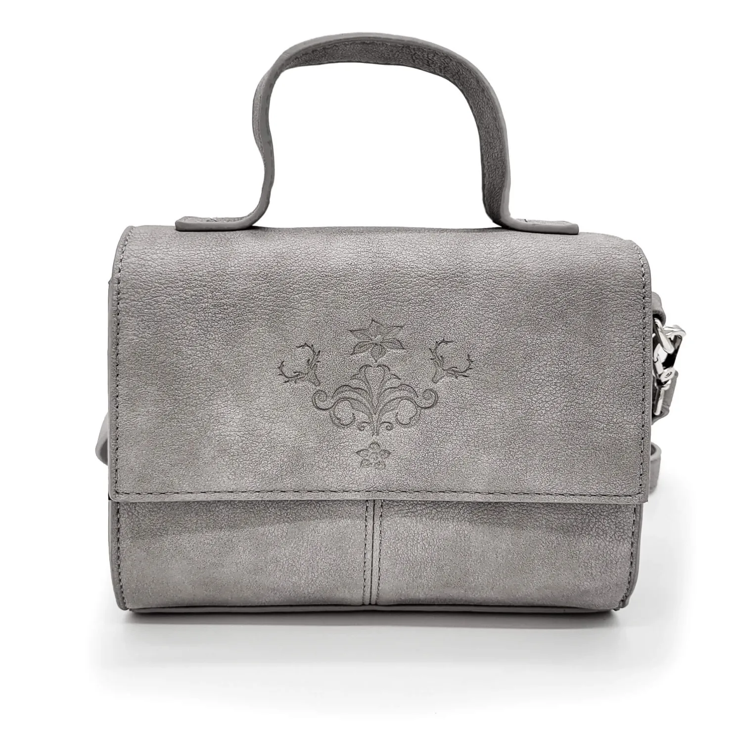 Zillertaler Trachtenwelt Accessoires-Damen Trachten Handtasche "Jessy", Grau