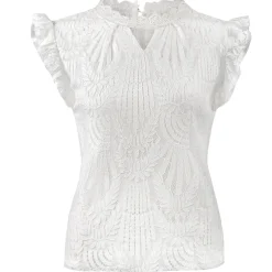 Zillertaler Trachtenwelt Shirts-Damen Trachten Shirt "Bea", Weiß