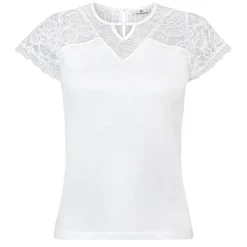 Zillertaler Trachtenwelt Shirts-Damen Trachten Shirt "Fernanda", Weiß