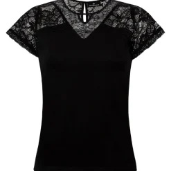 Zillertaler Trachtenwelt Shirts-Damen Trachten Shirt "Fernanda", Schwarz