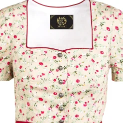 Zillertaler Trachtenwelt Dirndl-Damen Trachtenkleid "Luisa", Creme Beige