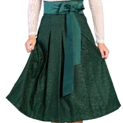 Zillertaler Trachtenwelt Mieder & Röcke-Damen Trachtenrock "Tanja", Dunkel Grün