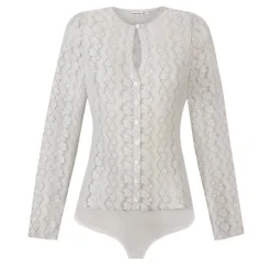 Zillertaler Trachtenwelt Bodys-Damenbody "Dani", Taupe Braun