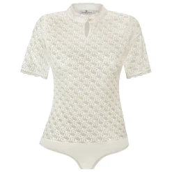 Zillertaler Trachtenwelt Bodys-Damenbody "Mette", Creme Weiß