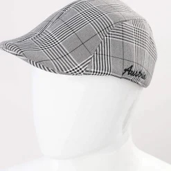 Zillertaler Trachtenwelt Accessoires-Golfermütze "Austria", -Weiß, kariert Schwarz