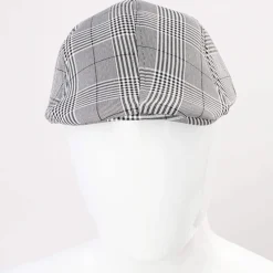Zillertaler Trachtenwelt Accessoires-Golfermütze "Austria", -Weiß, kariert Schwarz