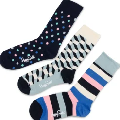 Zillertaler Trachtenwelt Socken|Schuhe & Socken-Happy Socks 3er, 3D-Würfel