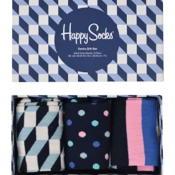 Zillertaler Trachtenwelt Socken|Schuhe & Socken-Happy Socks 3er, 3D-Würfel