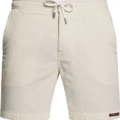 Zillertaler Trachtenwelt Freizeithosen-Herren Cord Shorts "Sommer", Creme Weiß