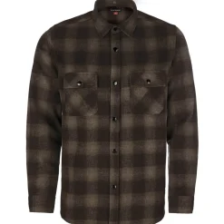 Zillertaler Trachtenwelt Hemden-Herren Flanellhemd "Karo", Braun