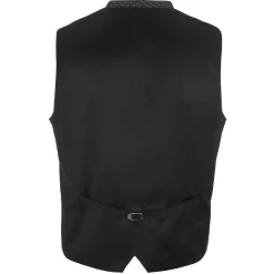 Zillertaler Trachtenwelt Gilets-Herren Gilet "Franco", Anthrazit Grau