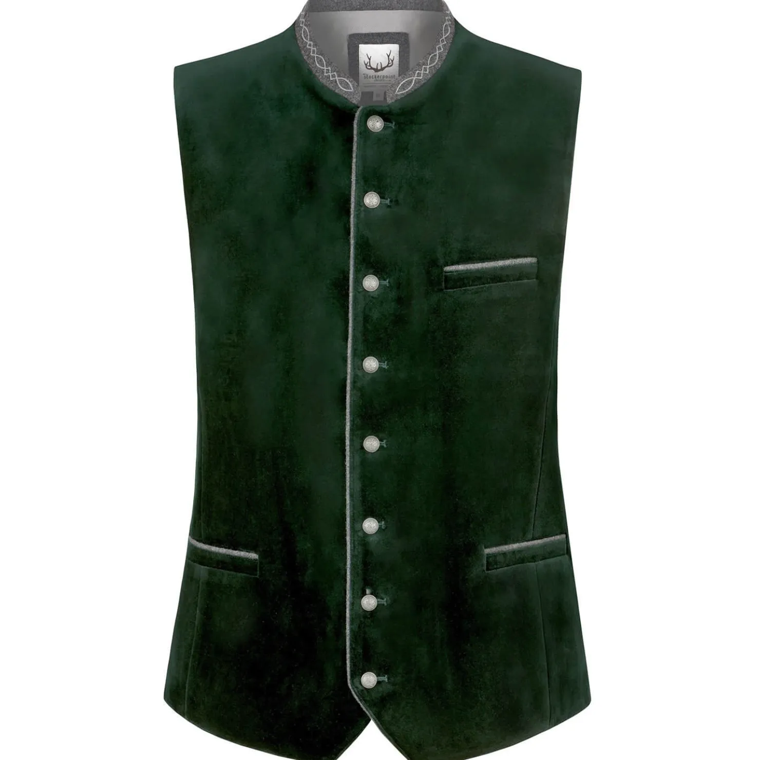 Zillertaler Trachtenwelt Gilets-Herren Gilet "Lorenzo", Grün