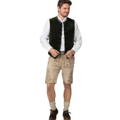 Zillertaler Trachtenwelt Gilets-Herren Gilet "Lorenzo", Grün