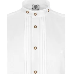 Zillertaler Trachtenwelt Hemden-Herren Hemd "Oxford", Weiß