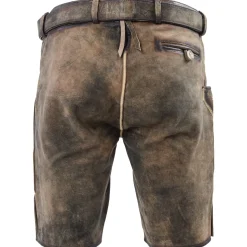 Zillertaler Trachtenwelt Lederhosen-Herren Lederhose "Bob 803", Braun