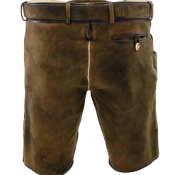 Zillertaler Trachtenwelt Lederhosen-Herren Lederhose "Torro", Braun