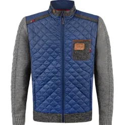 Zillertaler Trachtenwelt Jacken-Herren Outdoorjacke "Alberto", Blau