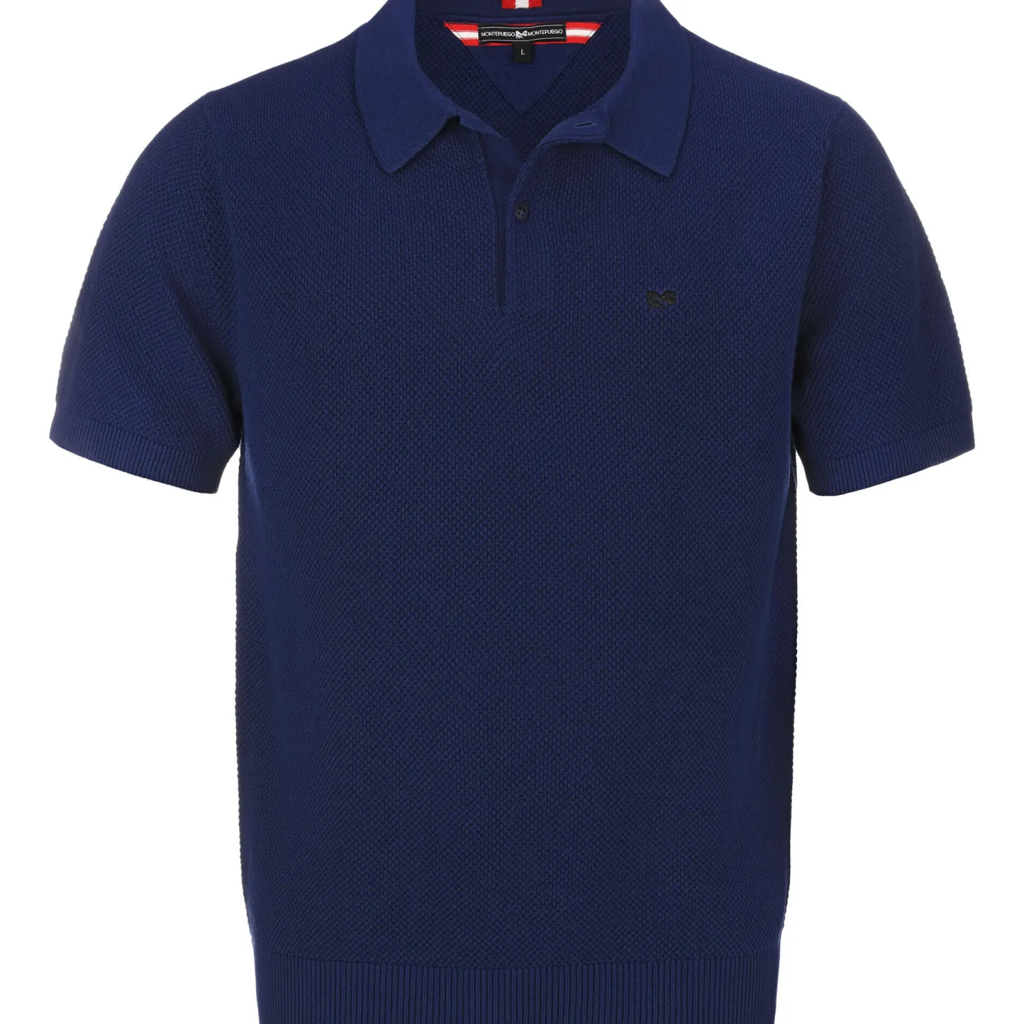 Zillertaler Trachtenwelt Polos-Herren Poloshirt Strick "Tommy" Blau