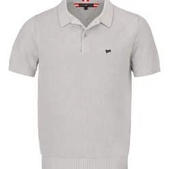 Zillertaler Trachtenwelt Polos-Herren Poloshirt Strick "Tommy" Grau