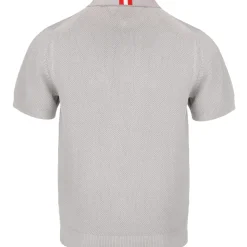 Zillertaler Trachtenwelt Polos-Herren Poloshirt Strick "Tommy" Grau