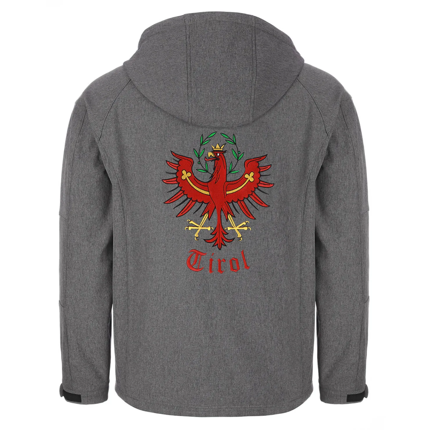 Zillertaler Trachtenwelt Jacken-Herren Softshelljacke "Tirol", Grau