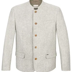 Zillertaler Trachtenwelt Jacken-Herren Trachten Sakko "Xaver", Smoke Grau