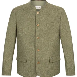 Zillertaler Trachtenwelt Jacken-Herren Trachten Sakko "Xaver", Schilf Grün