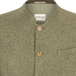 Zillertaler Trachtenwelt Jacken-Herren Trachten Sakko "Xaver", Schilf Grün