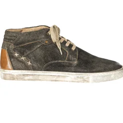 Zillertaler Trachtenwelt Schuhe-Herren Trachten Sneaker "1322", Restgrößen Braun