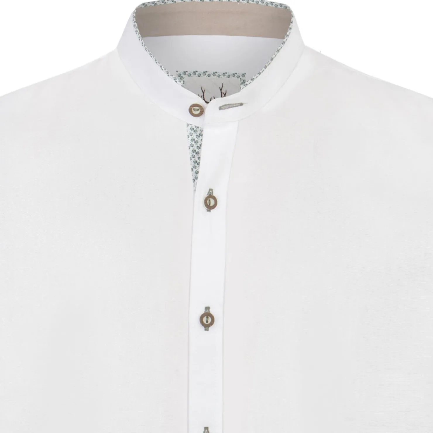 Zillertaler Trachtenwelt Hemden-Herren Trachtenhemd "Raphael", -Grün Weiß