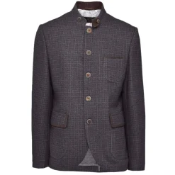 Zillertaler Trachtenwelt Jacken-Herren Trachtenjacke "Loitz", Anthrazit Grau