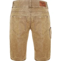 Zillertaler Trachtenwelt Freizeithosen-Herren Trachtenjeans mit Latz, Braun