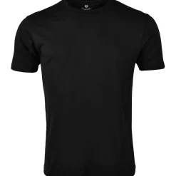Zillertaler Trachtenwelt Shirts-Herren T-Shirt Basic 5er-Pack, Schwarz