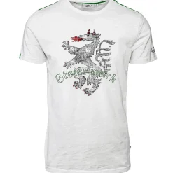 Zillertaler Trachtenwelt Shirts-Herren T-Shirt "Steiermark", Weiss Weiß