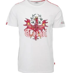 Zillertaler Trachtenwelt Shirts-Herren T-Shirt "Tirol", Weiss Weiß